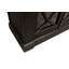 Buffet 6 portes Wheatstone au fini noir antique sur bois de pin massif