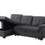 Canapé-lit modulaire réversible en lin avec méridienne avec rangement-18383777-18383780-18383782