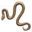 Object Serpent Vintage Brass Finish