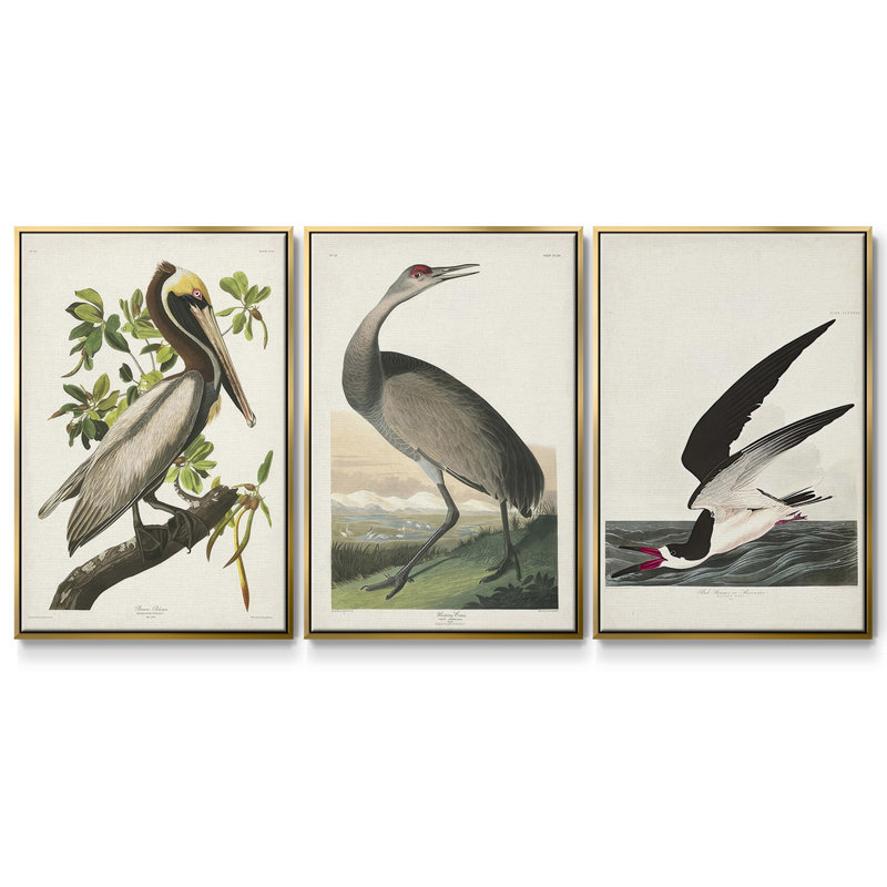3 pièces en bois Pl 216, Or, H 27 po x l 54 po