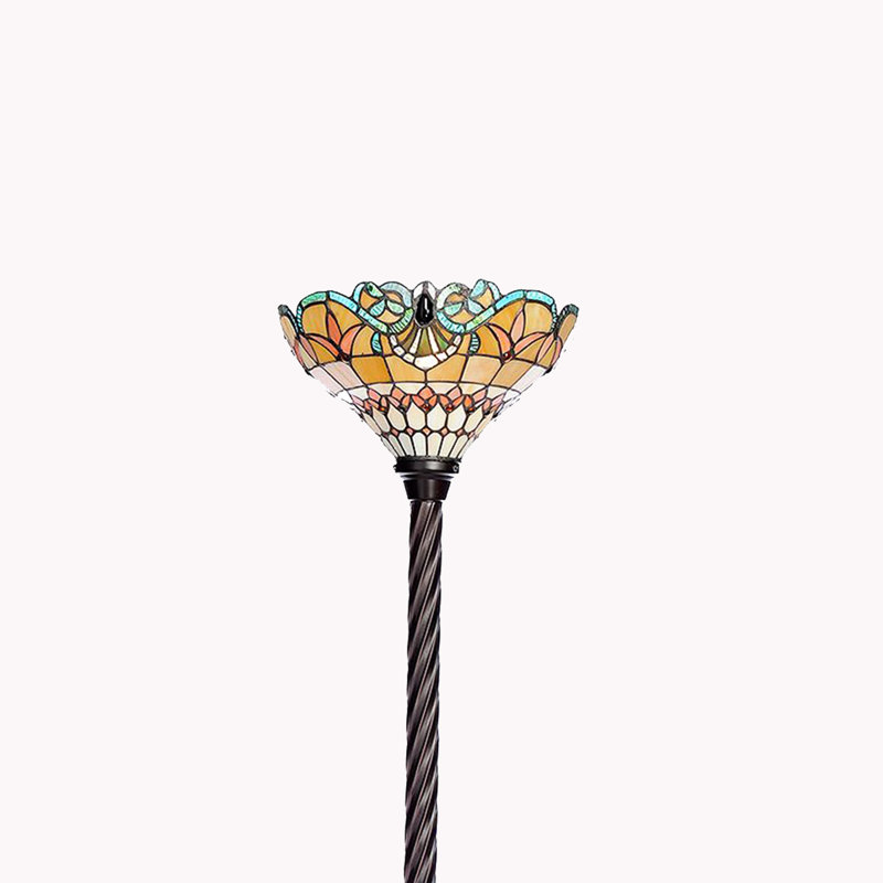 Galvan 72'' Bronze Torchiere Floor Lamp