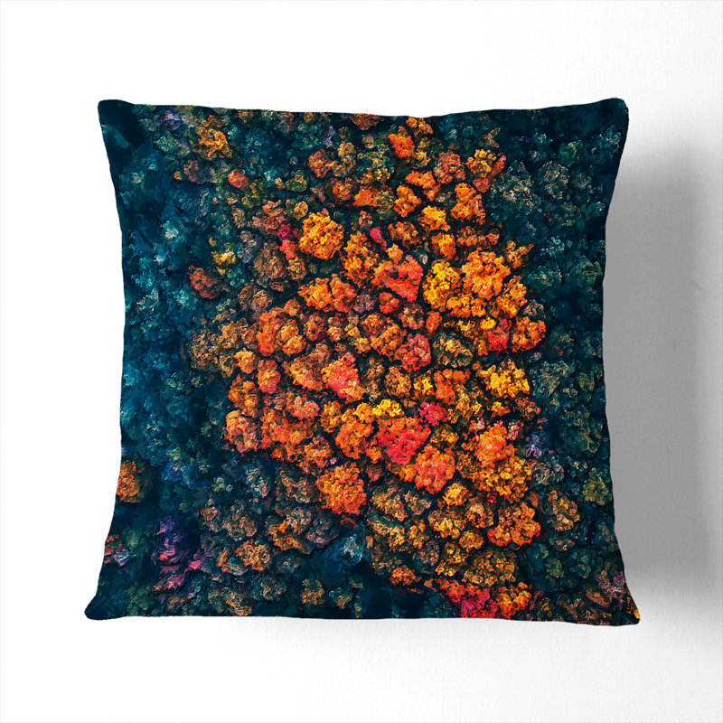 Square Throw Cushion, 40cm H x 40cm W x 15cm D