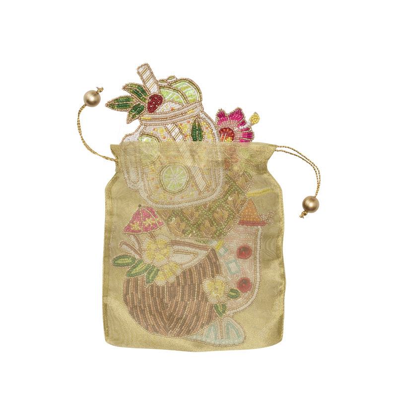 Happy Hour Coaster Set in a Gift Bag