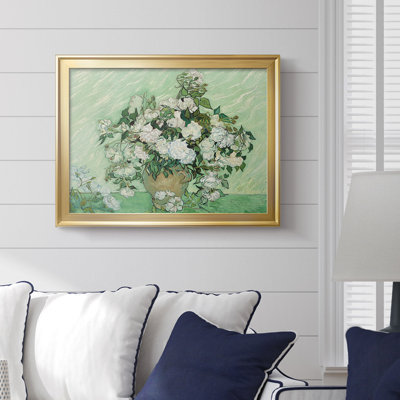 Roses-Vincent van Gogh-Framed Gallery Wrapped Canvas-1890