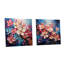 Pomme en fleurs Fauvist Delight II - ensemble de 2 peintures murales en acrylique-692472860