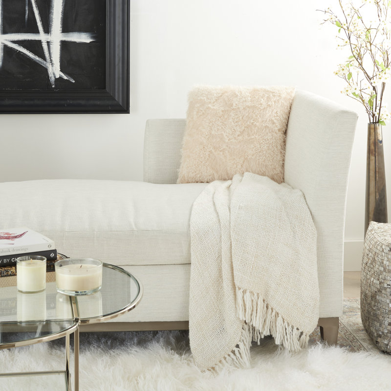 Throw Pillow, Cream