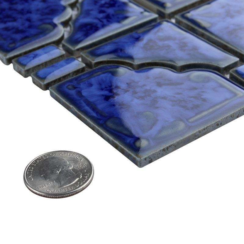 Moonbeam Random Sized Porcelain Mosaic Tile