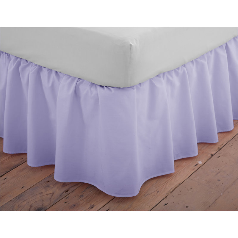 Margret Ruffled Bed Skirt, Lilac, Single (3')