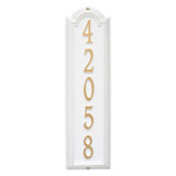 Manchester Personalized Vertical Wall Address Plaque