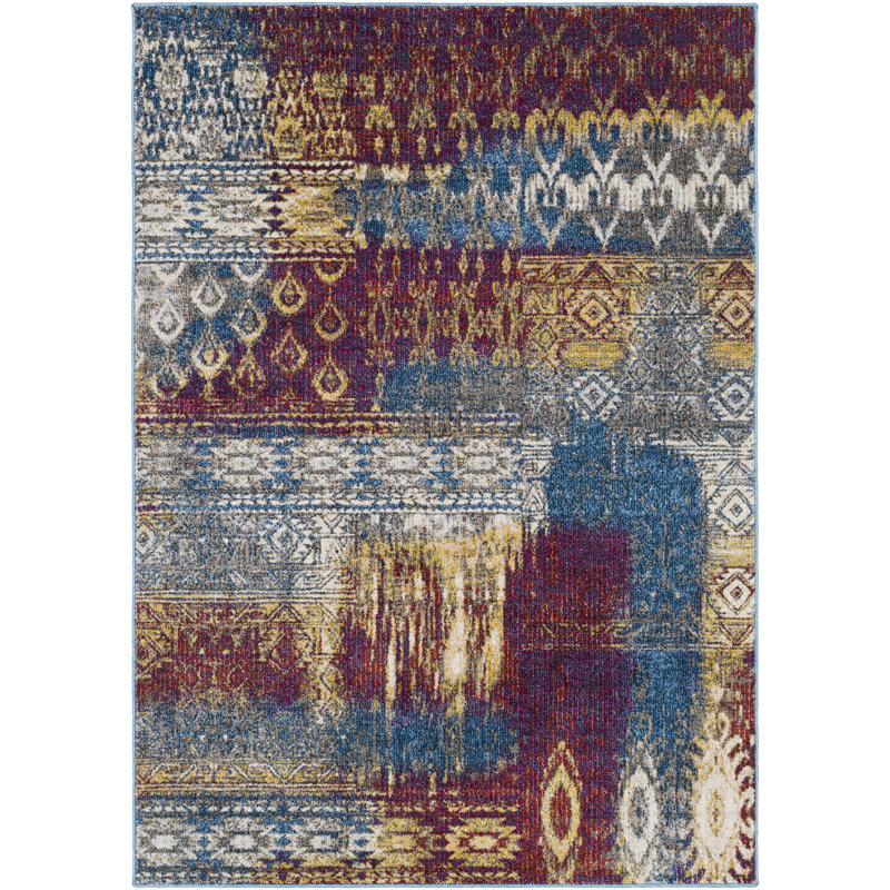 Abstract Indoor Rug, Rectangle 2' x 3'