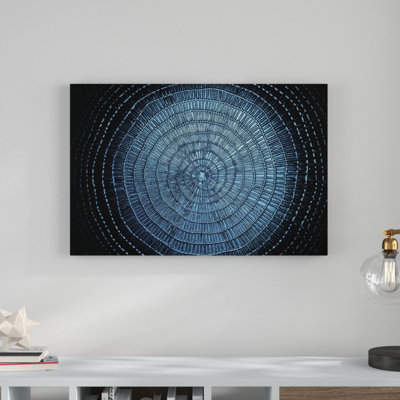 « transcendending blue », reproduction d’art sur toile tendue