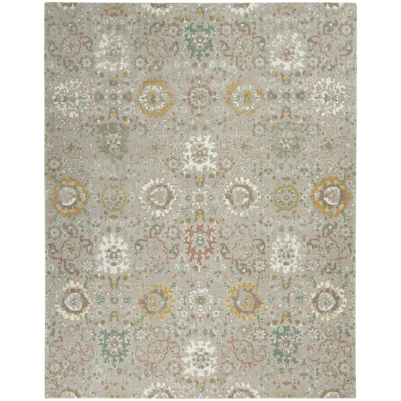 Tapis gris moderne Cannes, Rectangle 9 pi 9 po x 13 pi 9 po