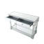 Jessee 120.5cm Glass Top Console Table