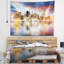 Tapisserie en polyester avec accessoires de suspension inclus-28500606