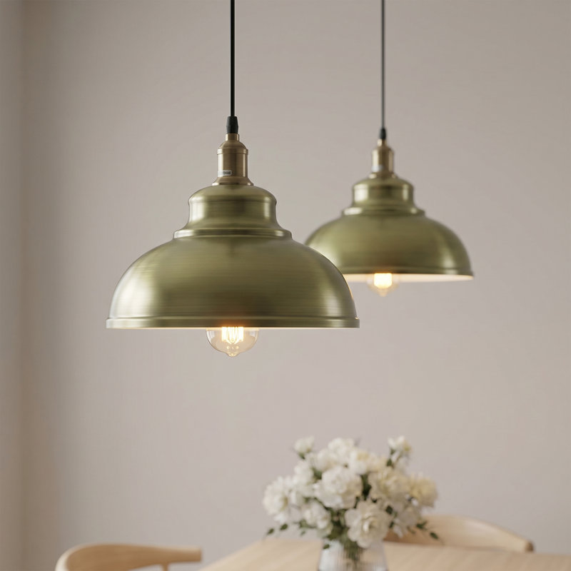 Atwater 1 - Light Pendant, Green Brass