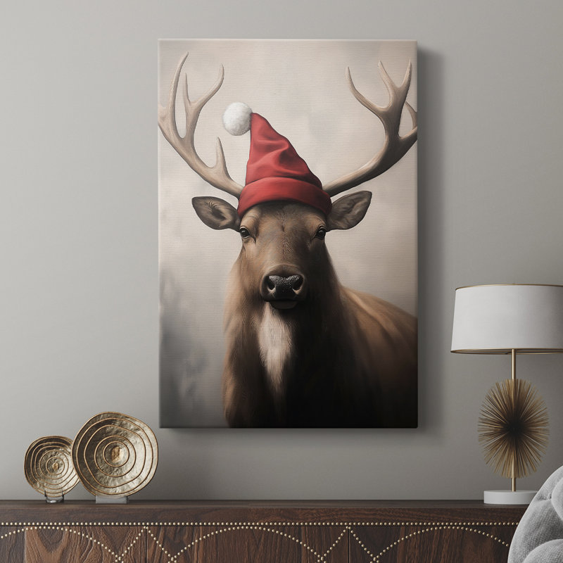 Art des Fêtes de Noël -Série 2-CCDXVI -Galerie tendue sur mesure Cavas
