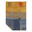 Canvello Gold And Blue Gabbeh Design Rug - 6' X 9'