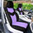Chevron Flat Cloth Car Seat Covers Full Set-87289307