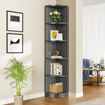 180 cm H x 11.7 cm W Corner Bookcase