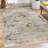 Polston Faded Traditional Rustic Medallion Border Machine Washable Indoor Rug-1115885785