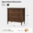 Lucious 3-Drawer Transitional 28''W Curved End Table with Charging Station and Easy Assembly-1727306705