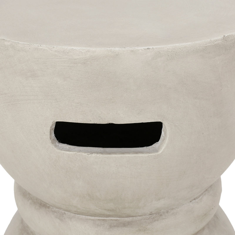 Concrete Top End Table