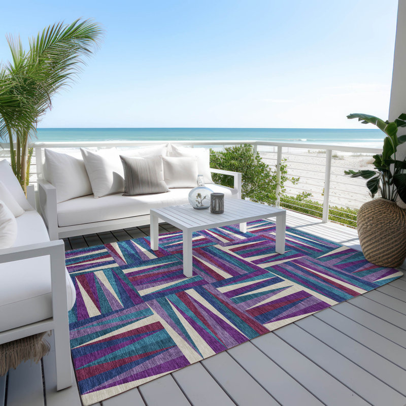 Chayden Indoor/Outdoor Chantille ACN1012 Area Rug, Rectangle 3' x 5'