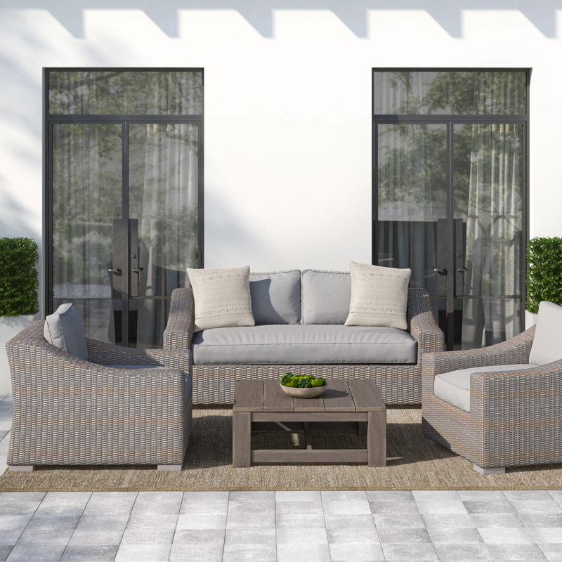 Sinclair 4 - Person Patio Conversation Sets with Cushions