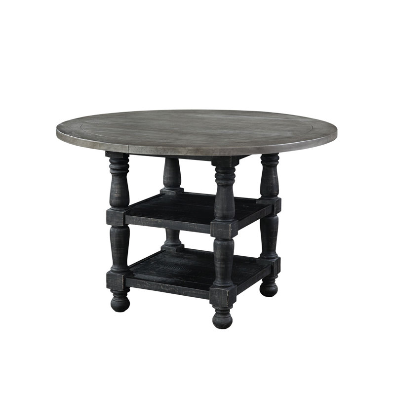 Laurentien Pine Round Solid Wood Dining Table