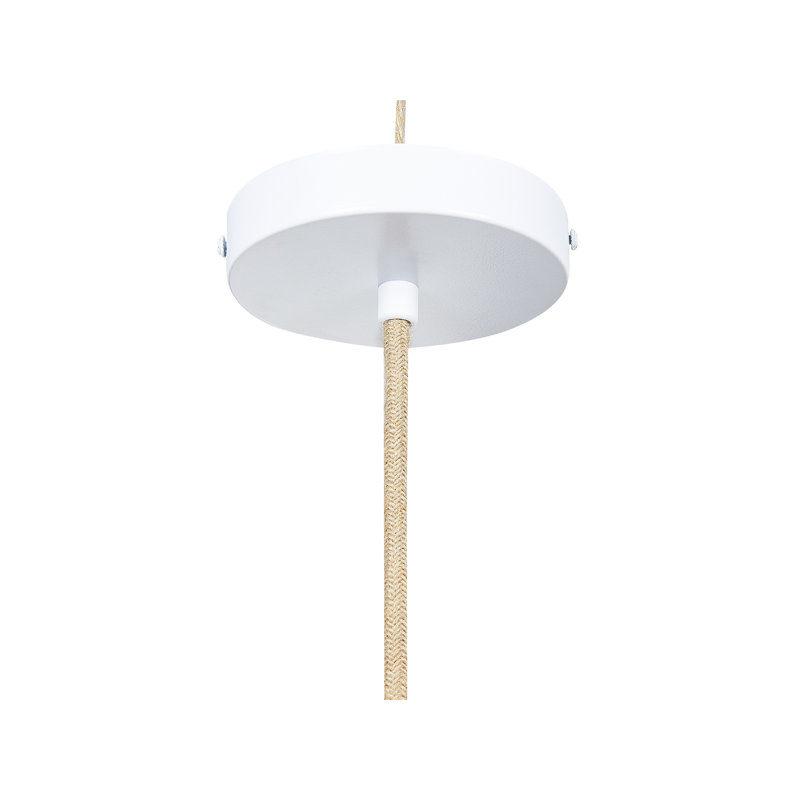 Wanetta 1 - Light Natural Cone Pendant, Yellow