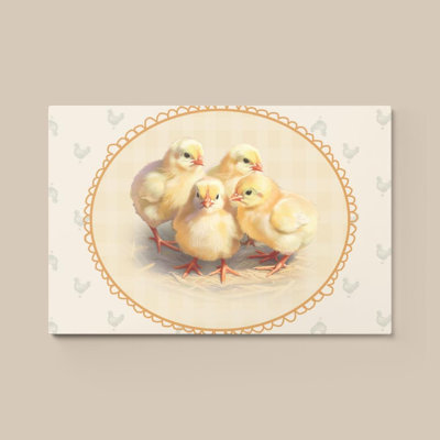 Poussins par CAD Designs - Art graphique sur toile