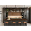 Hevea Prestained Truffle 6 ft. x 25 in. x 1.5 in. Eased Edge Butcher Block Countertop