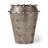 Small Champagne Metal W/Studs Vase-114208655-114208656