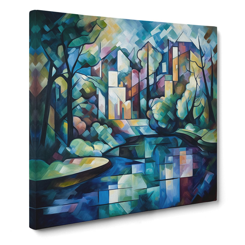 Modern Wall Art - Wrapped Canvas - Framed Print