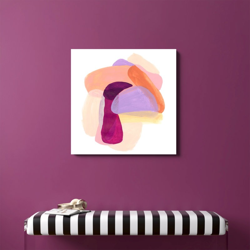 «Piquant Forms II» par June Erica Vess - peinture sur toile tendue, H 30 po x l 30 po