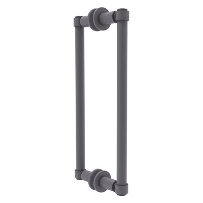 Contemporary 12" Back to Back Shower Door Pull