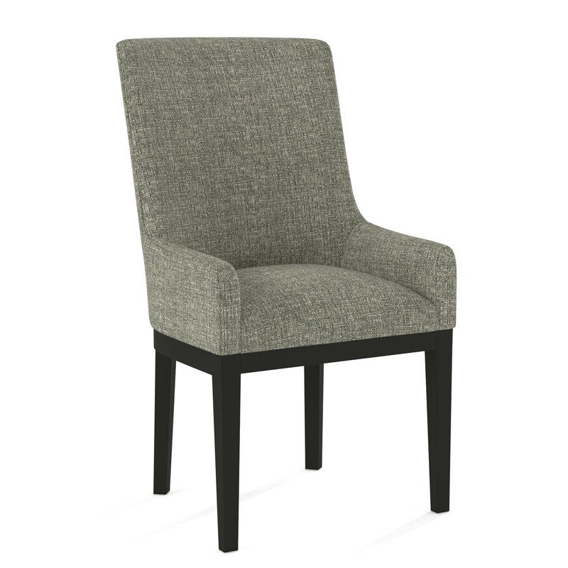Upholstered Arm Chair, Black, 61703-88