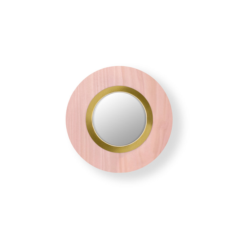 Lens 1 - Light LED Wallchiere, Gold, Pink