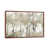 Toile avec cadre en bois brun classique est en rupture de stock