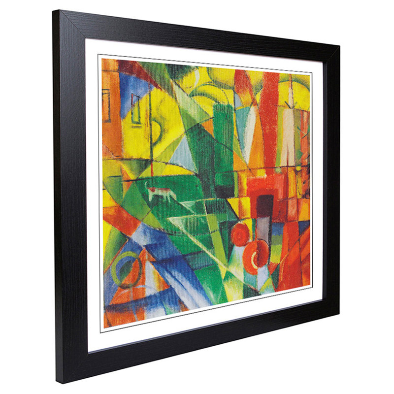 Single Picture Frame Painting, Black