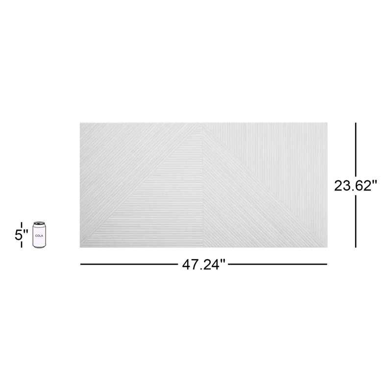 Carrelage mural en porcelaine mate 23,62 po x 47,24 po Alinea (15,49 pieds carrés / caisse), Chêne