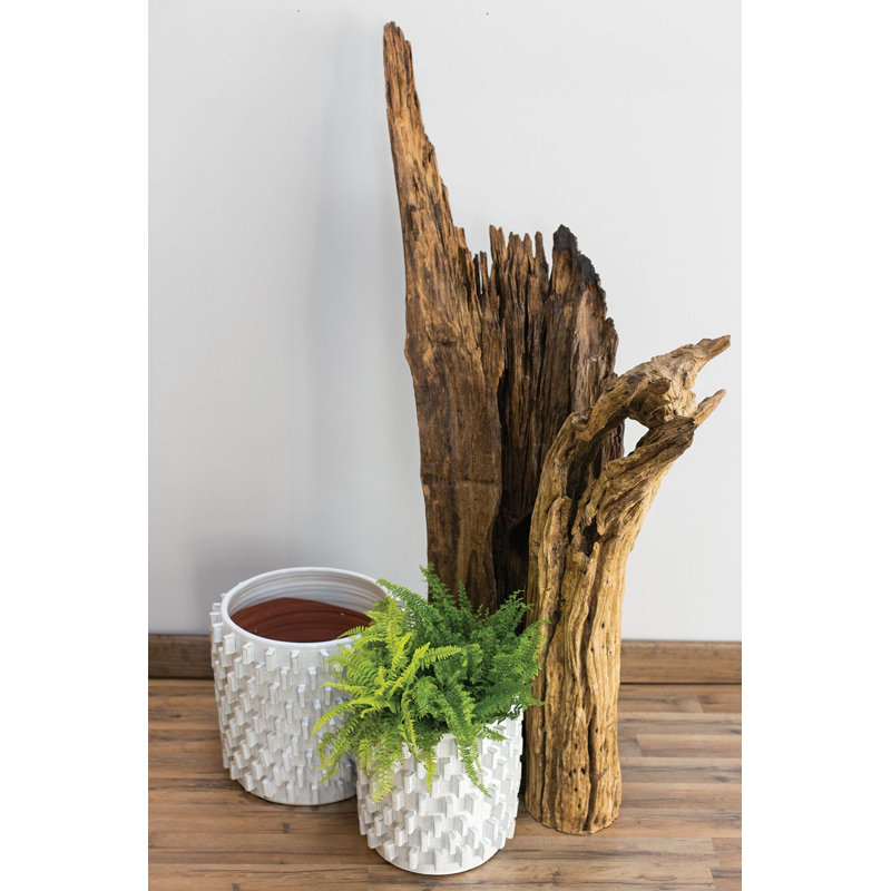 Pot à fleur en céramique Buena, H 15 po x l 15,75 po x P 15,75 po