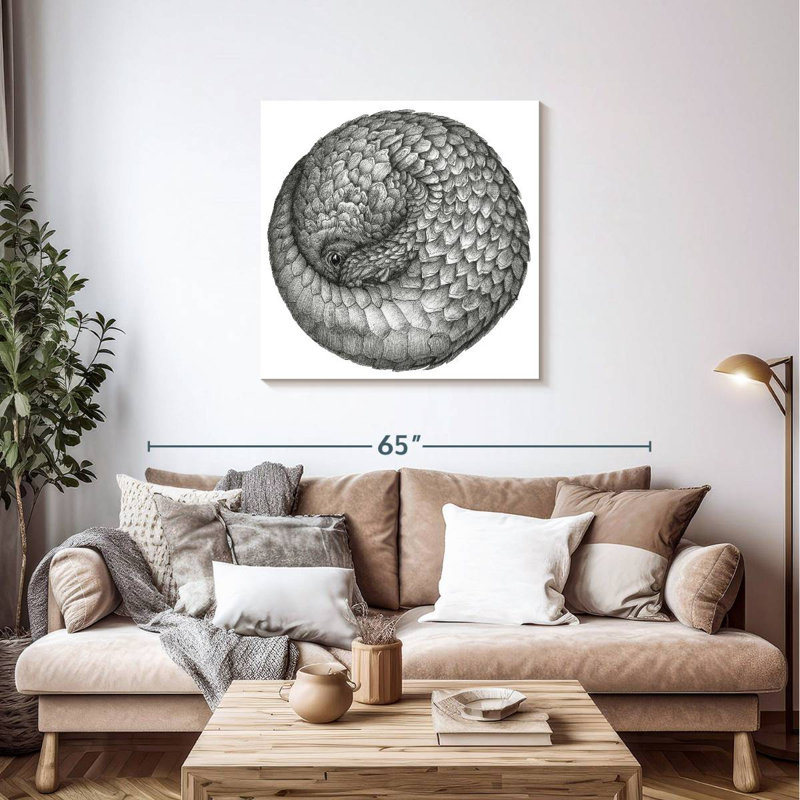 Brampt Pangolin Ball, 36" H x 36" W