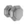 1 1/8" Length Geometric Knob