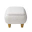 37cm Wide Rectangle Solid Colour Standard Ottoman