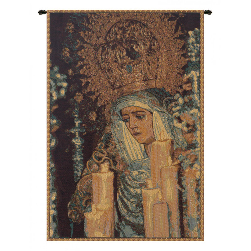 Italian Loom Woven Cotton Blend Wall Hanging