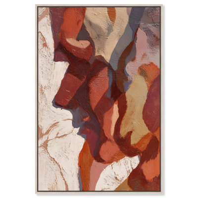 «Warmth of the Earth II», reproduction d'art sur toile par Art Remedy, cadre argenté, 20 x 30