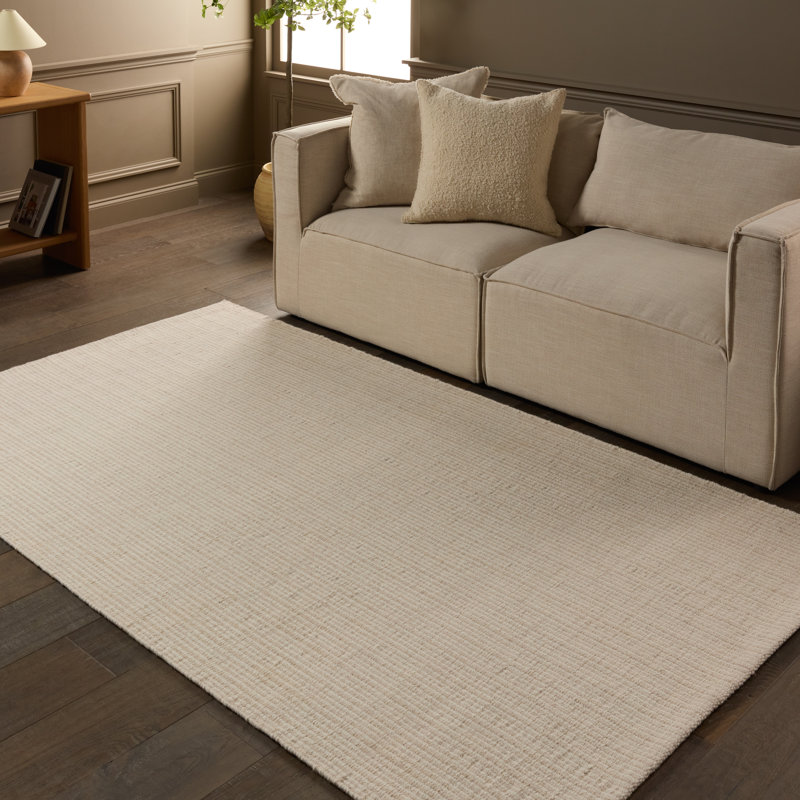 Tapis ivoire et blanc Jaipur Living Jeston NAK01 (5 pi x 8 pi), Rectangle de 5 pi x 8 pi