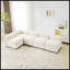 Canapé modulaire en chenille modulaire libre en forme de L Evelyn pour salon, confortable et élégant