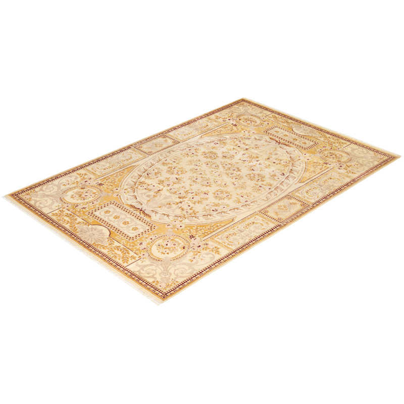 Classic One-of-a-Kind 6' 1" X 9' 1" Hand Knotted Area Rug